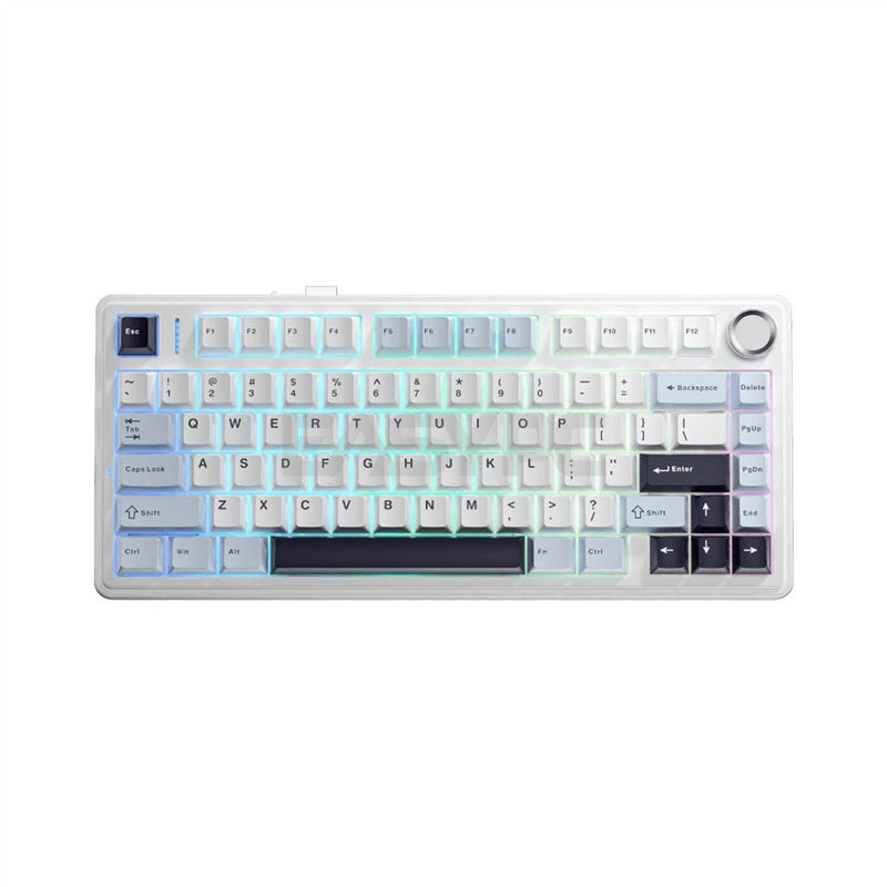 AULA F75 75% Wireless Trio Mode Mechanical Gaming Keyboard With Knob