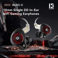 KBEAR BANG-K 10mm Single DD In-Ear HiFi Gaming IEM