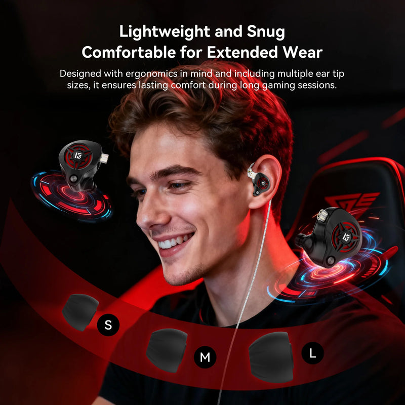 KBEAR BANG-K 10mm Single DD In-Ear HiFi Gaming IEM