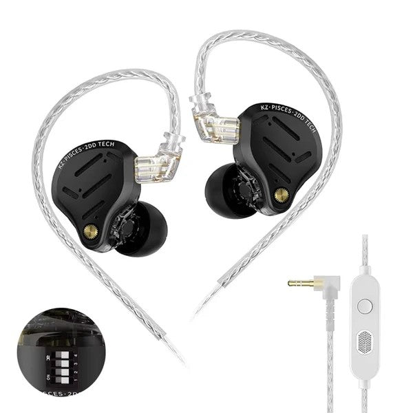 KZ- Pisces 10mm + 8mm Dual Dynamic Driver IEM